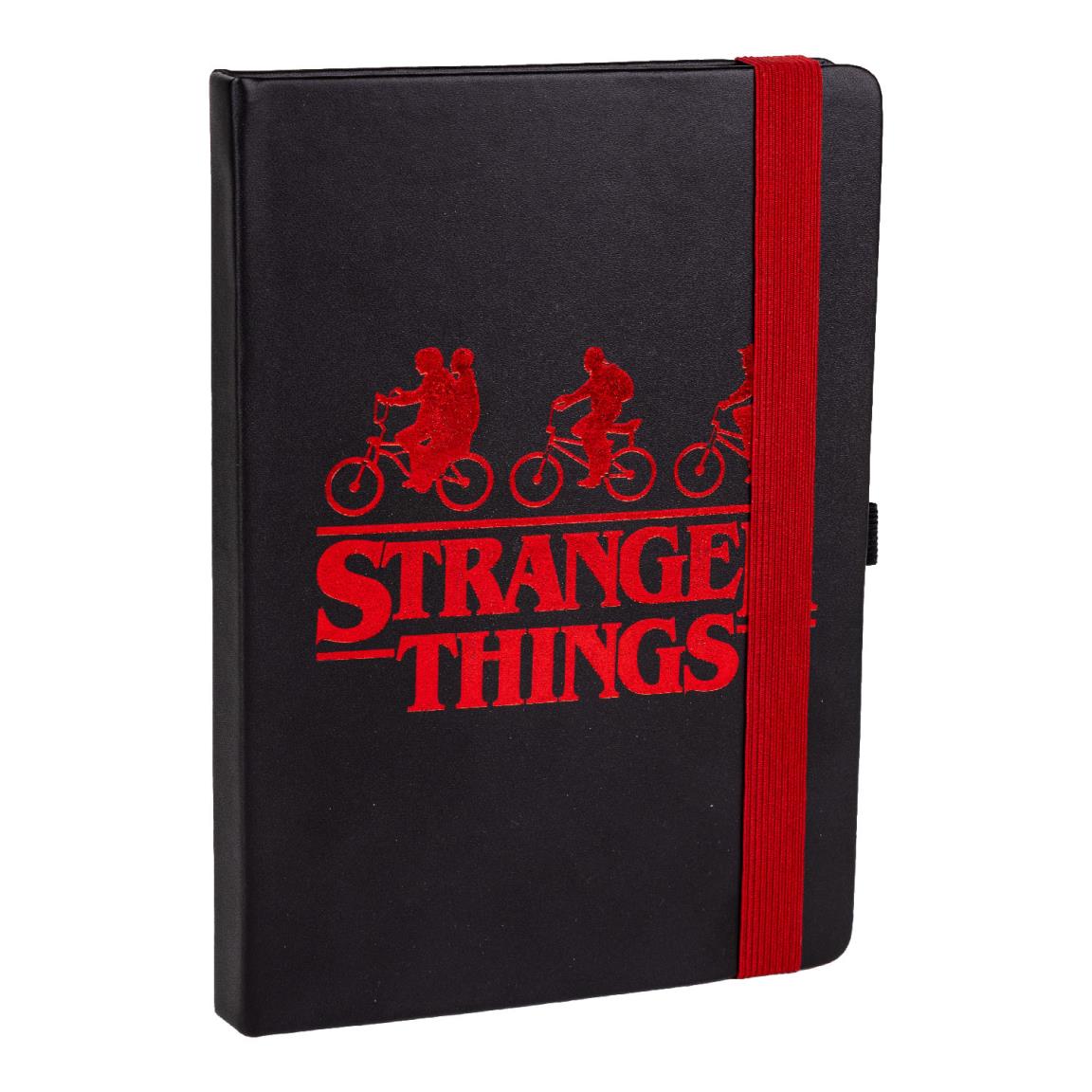 Stranger Things Faux Leather Premium A5 Notebook - Ginga Toys