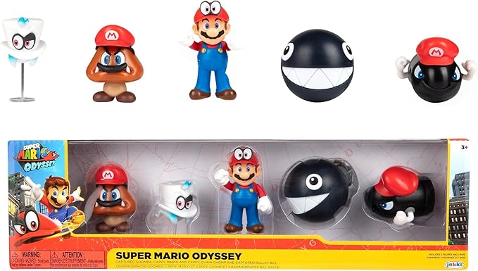 Super Mario Odyssey 5-figure set by Jakks Pacific - Ginga Toys