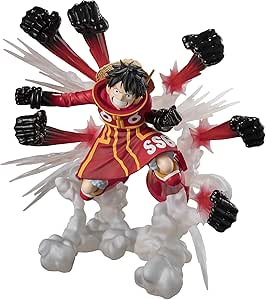 One Piece FiguartsZERO Extra Battle Monkey D. Luffy (Gum Gum Hawk Gatling) Figure - Ginga Toys
