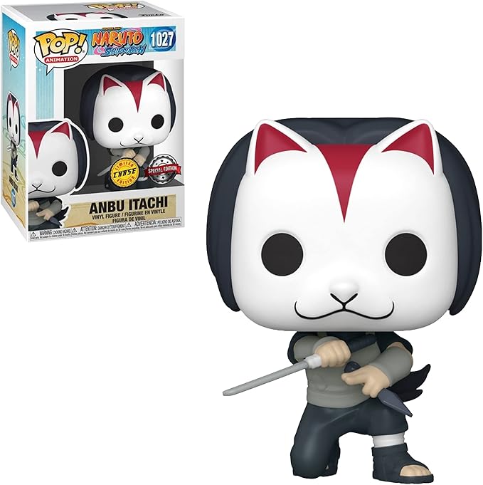 Funko Pop! Animation: Naruto Shippuden #1027 Anbu Itachi CHASE Exclusive - Ginga Toys