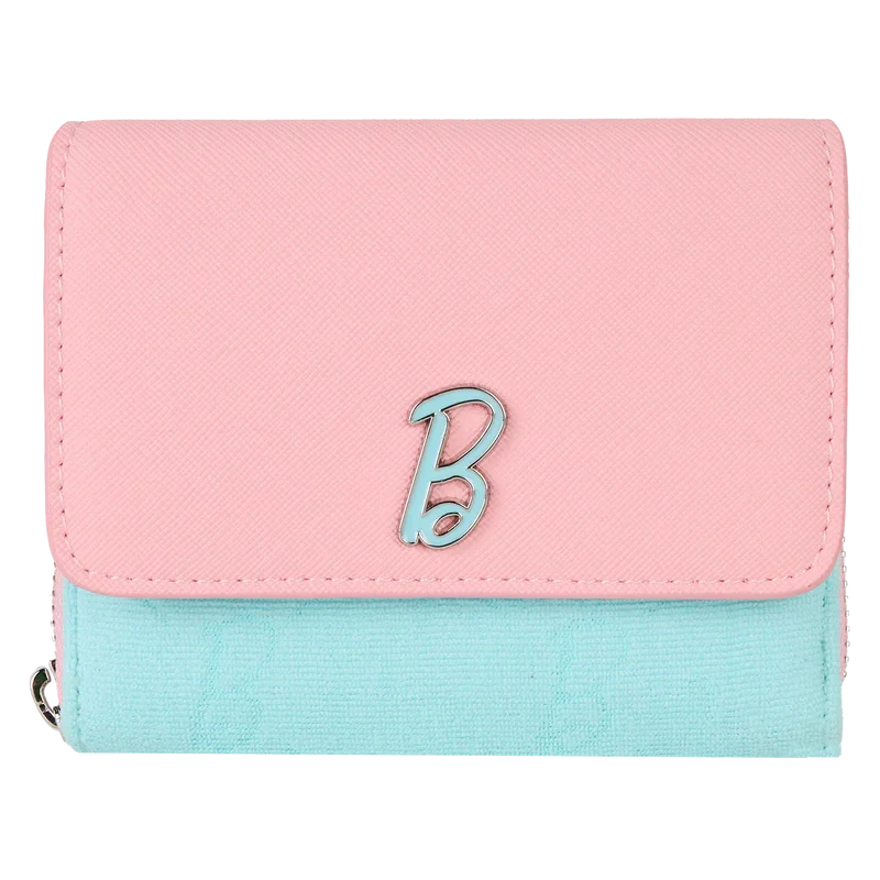 Loungefly Classic Barbie Terry Cloth Zip Around Wallet