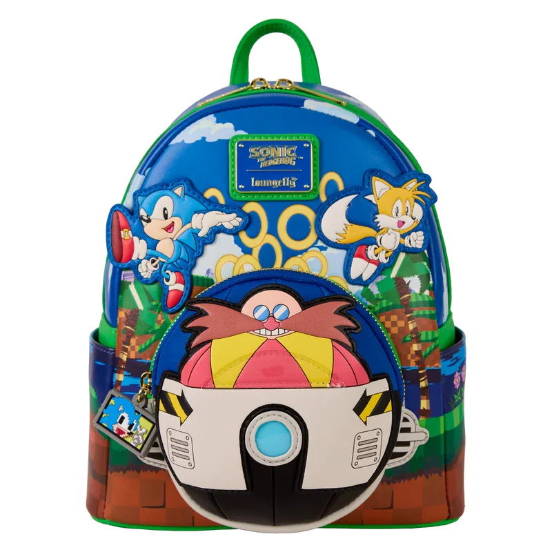 Loungefly Sonic The Hedgehog Light Up Mini Backpack