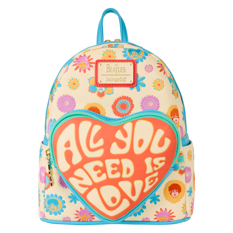 Loungefly The Beatles All You Need Is Love Mini Backpack