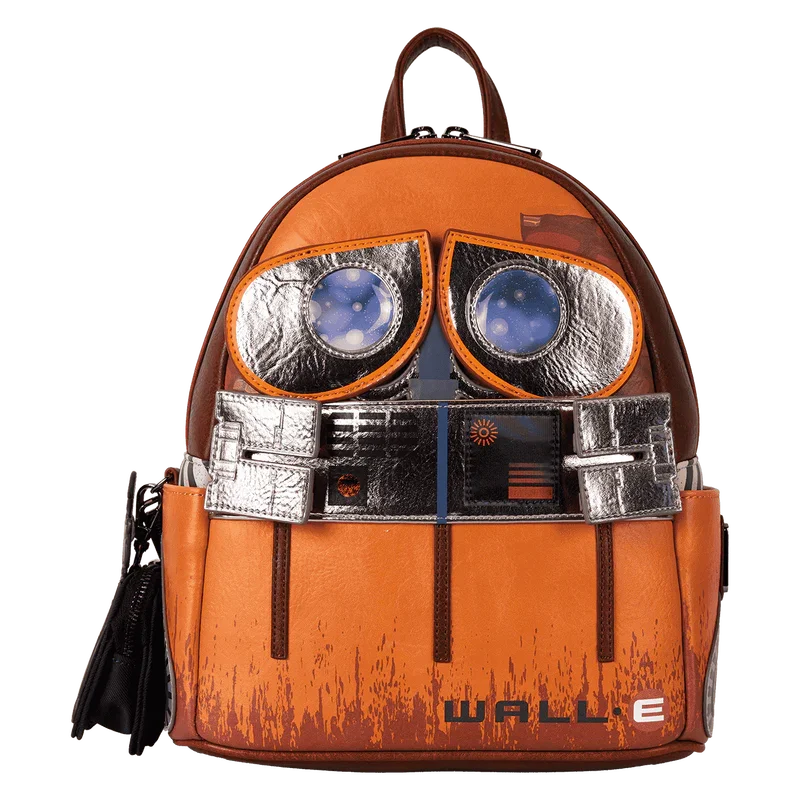 Loungefly Disney-Pixar WALL-E Cosplay Lentincular Mini Backpack with Coin Bag