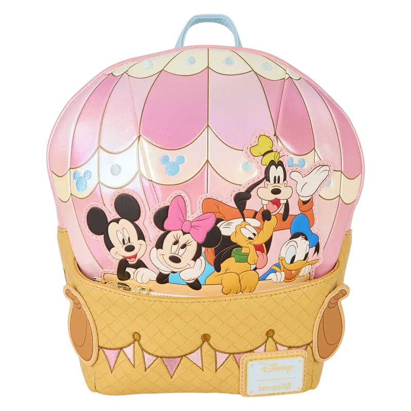 Loungefly Disney Mickey & Friends Hot Air Balloon Figural Mini Backpack