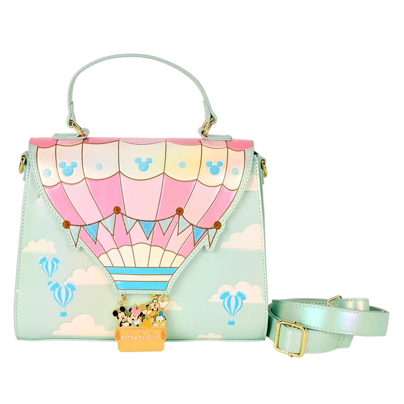 Loungefly Disney Mickey & Friends Hot Air Balloon Crossbody Bag