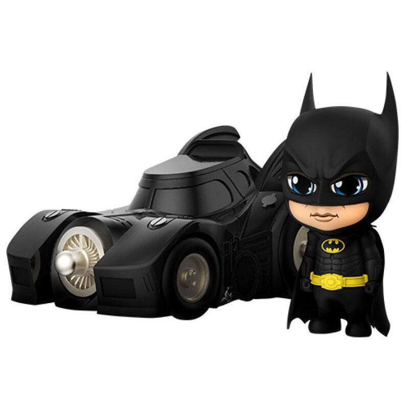 Hot Toys Batman 1989 Figures 4.7 Batman with 6.7 Batmobile Cosbaby Figure