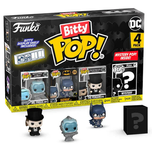 Batman 85th Anniversary Bitty Pop! Mr. Freeze Four-Pack - Ginga Toys