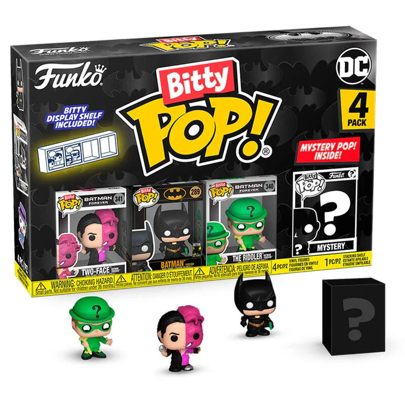 Batman 85th Anniversary Bitty Pop! Two-Face Four-Pack - Ginga Toys