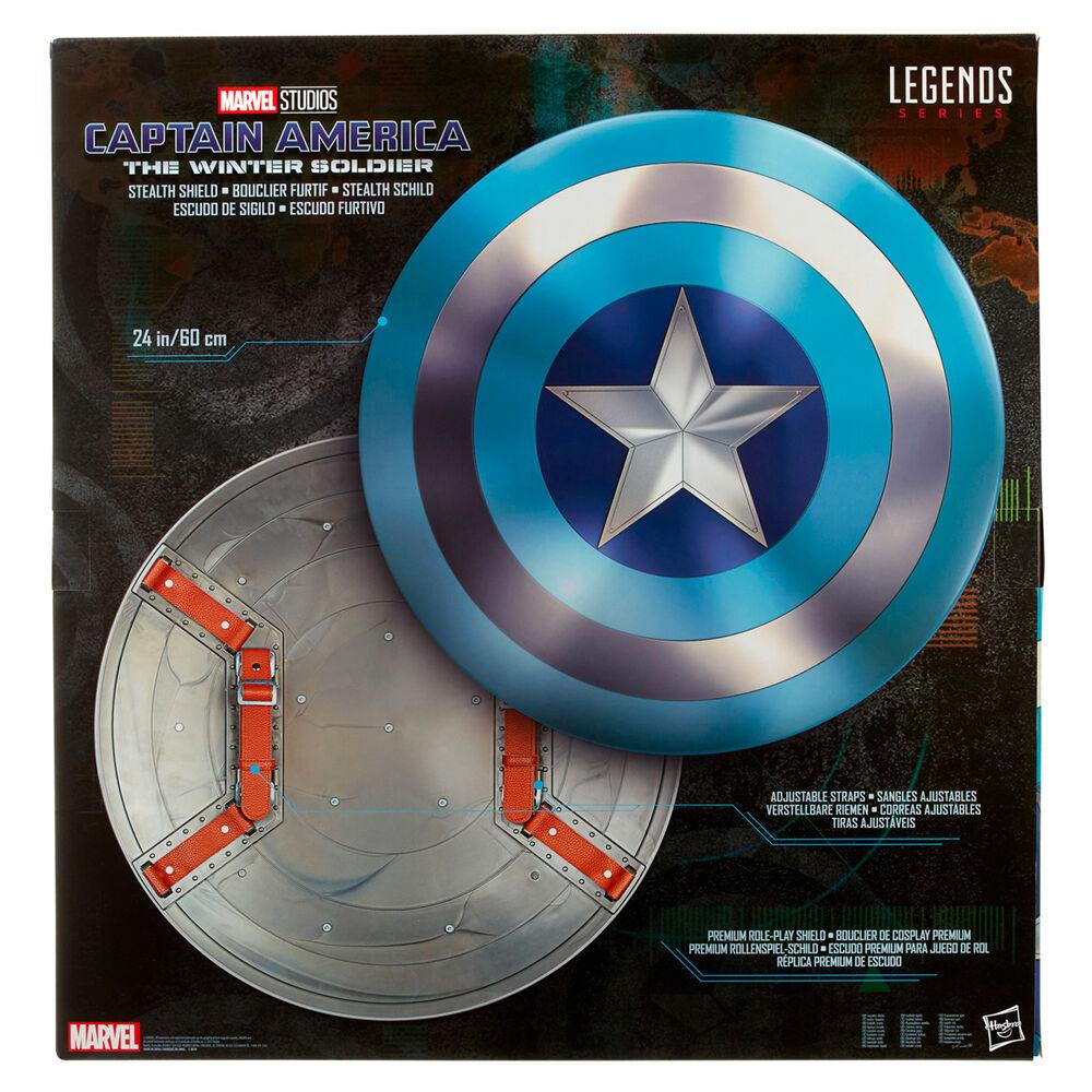 Captain America The Winter Soldier Stealth Shield 1:1 Replica (Marvel Legends) - Hasbro - Ginga Toys