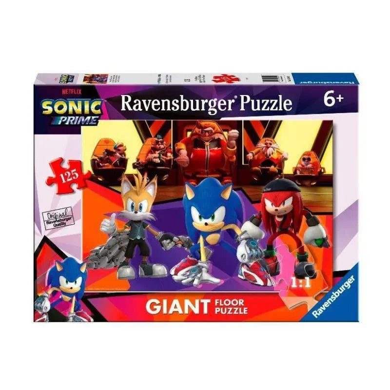 Children’s Puzzle Sonic Prime Giant Floor 125pcs Puzzle - Ravensburger - Ginga Toys