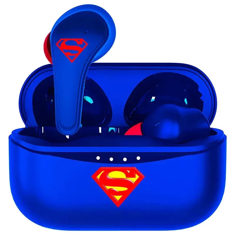 DC Comics Superman TWS Wireless Earphones - Earpods Blue - Ginga Toys
