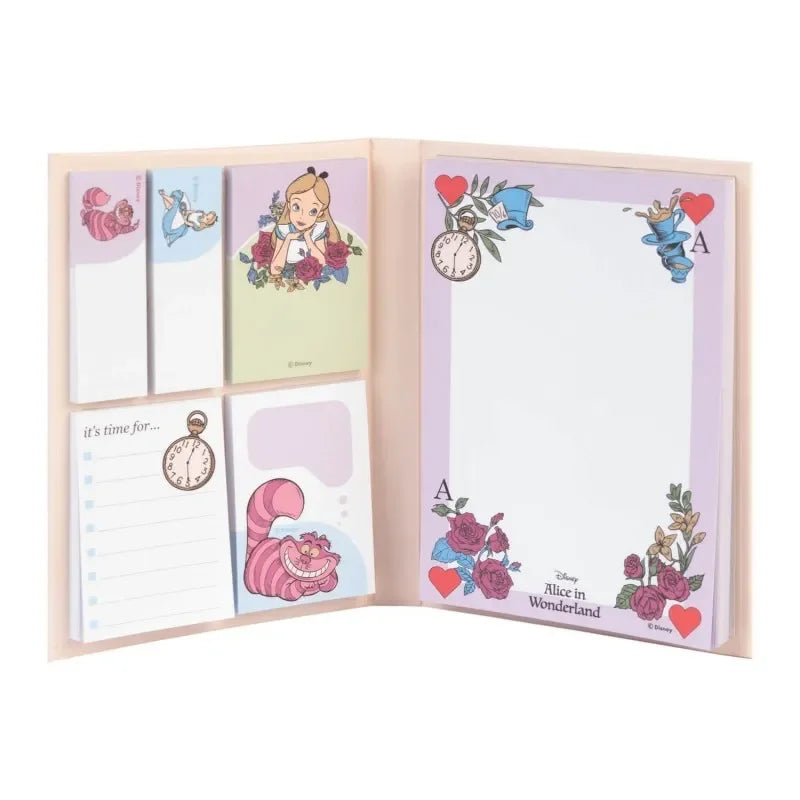 Disney Alice in Wonderland Sticky Notes Notebook - Ginga Toys