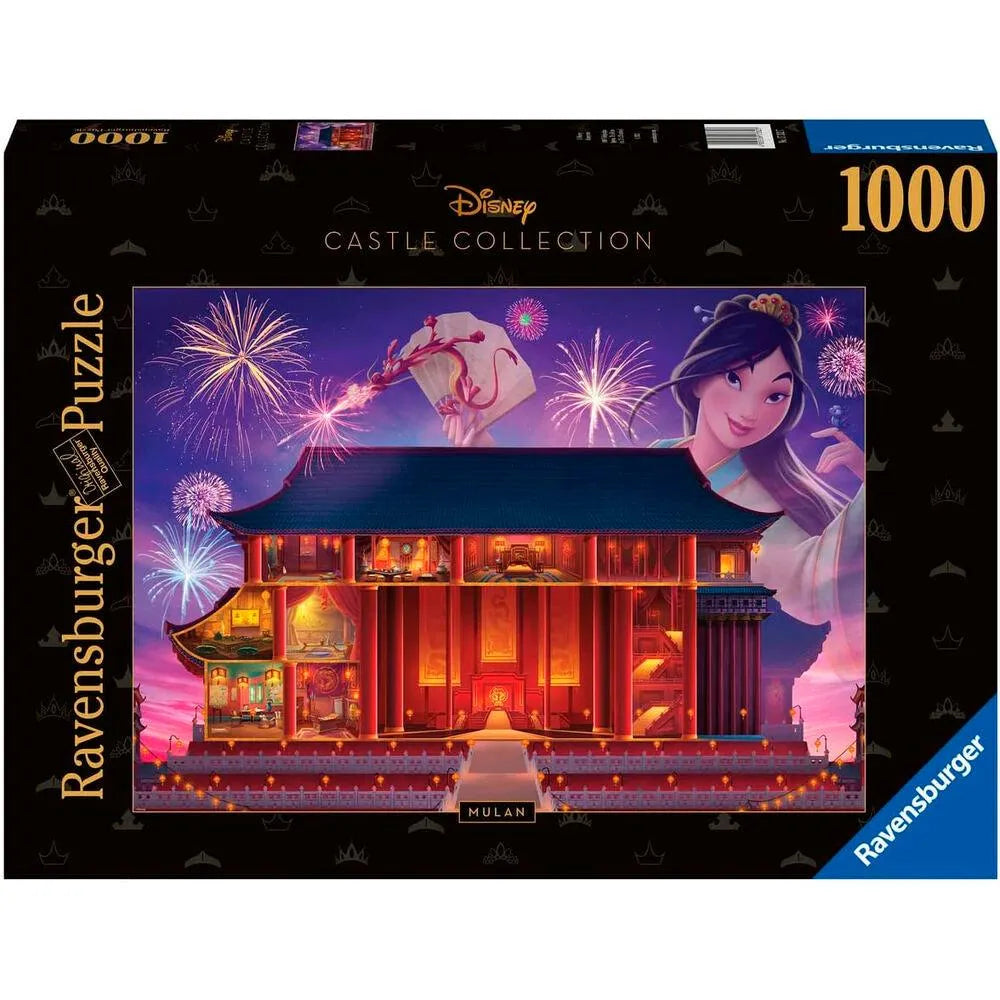 Disney Jigsaw Mulan Castle Puzzle - 1000 Pieces Puzzle - Ravensburger - Ginga Toys