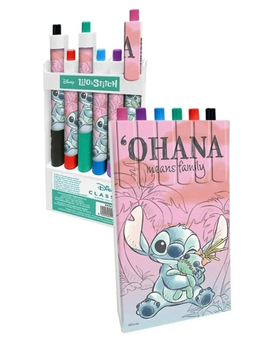 Disney Lilo & Stitch Blister 6 Children's pens - Ginga Toys