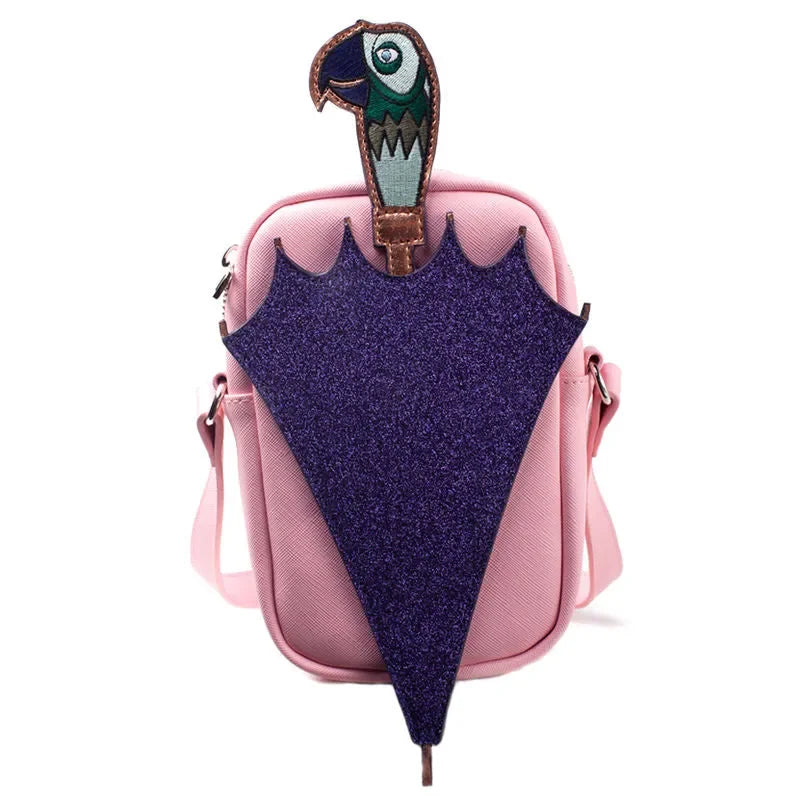 Disney - Mary Poppins Glitter PU Umbrella Shoulder Crossbody Bag - Ginga Toys