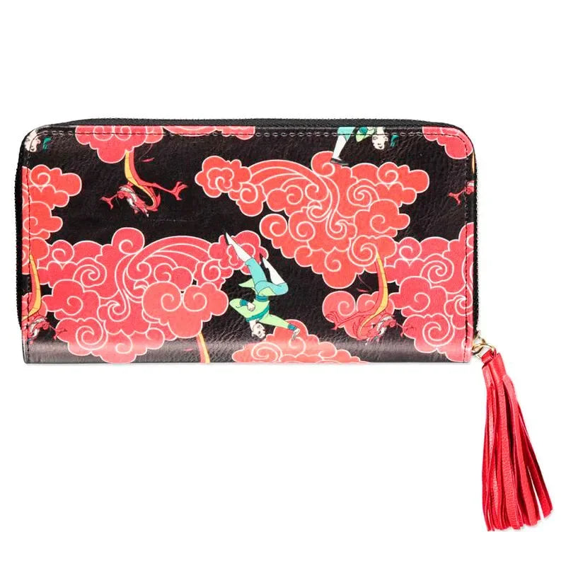 Disney Mulan Ladies All Over Print Zip Around Wallet - Ginga Toys