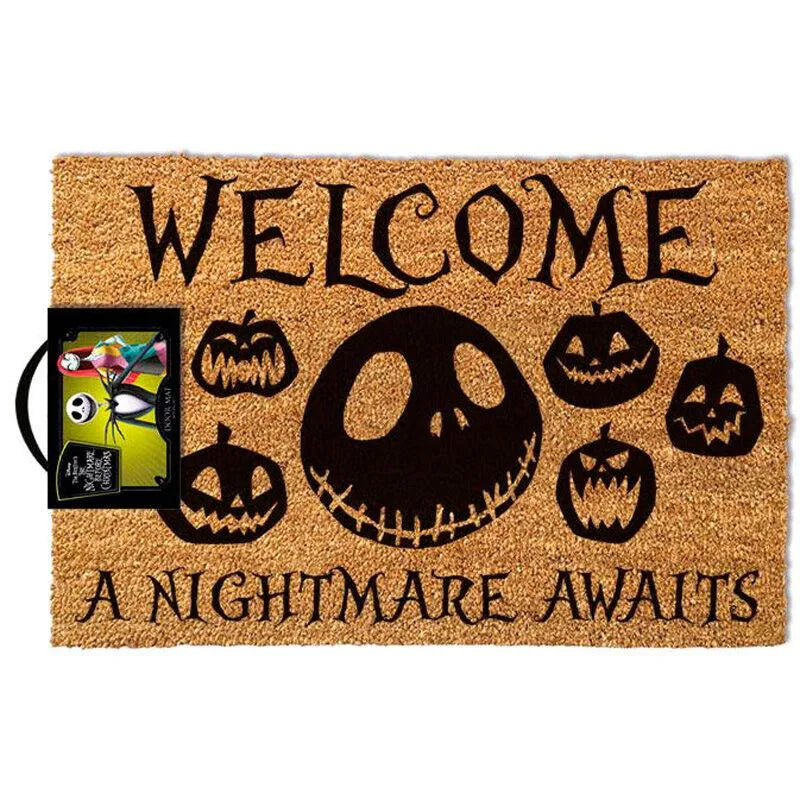 Disney Nightmare Before Christmas (A Nightmare Awaits) Door Mat 60 x 40cm - Pyramid International - Ginga Toys