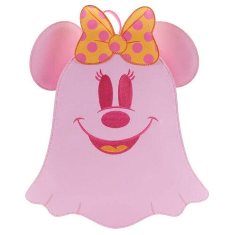 Disney Pastel Ghost Minnie Mouse Glow-in-the-Dark Mini Backpack - Loungefly - Ginga Toys