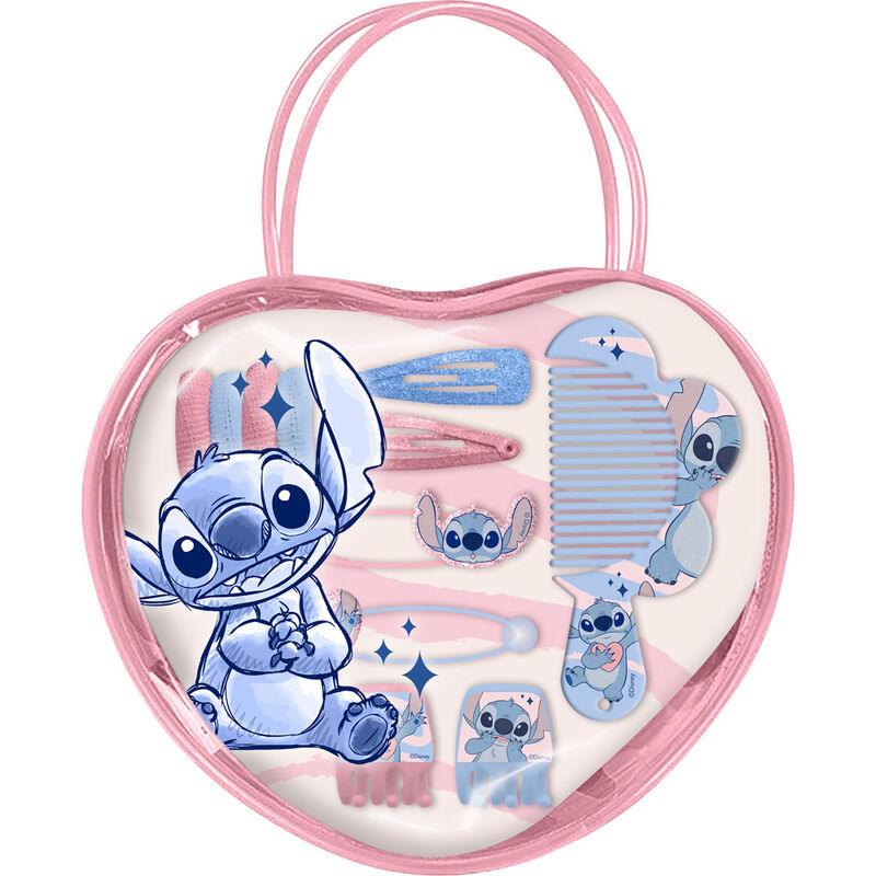 Disney Stitch Heart Handbag with Hair Accessories - Kids Licensing - Ginga Toys