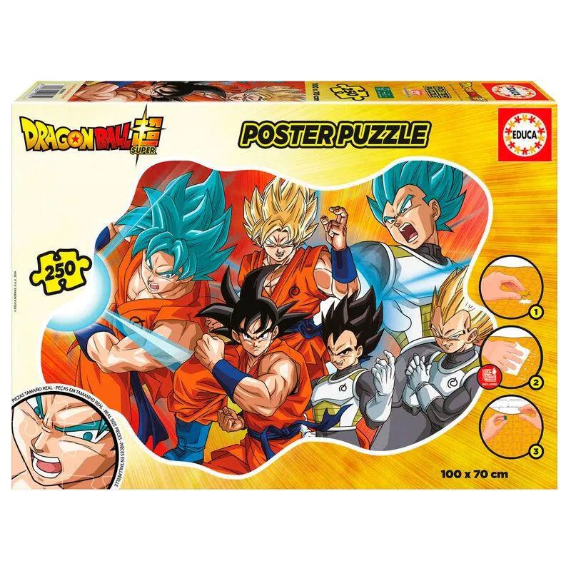 Dragon Ball Super Poster puzzle 250 Pieces - Ginga Toys