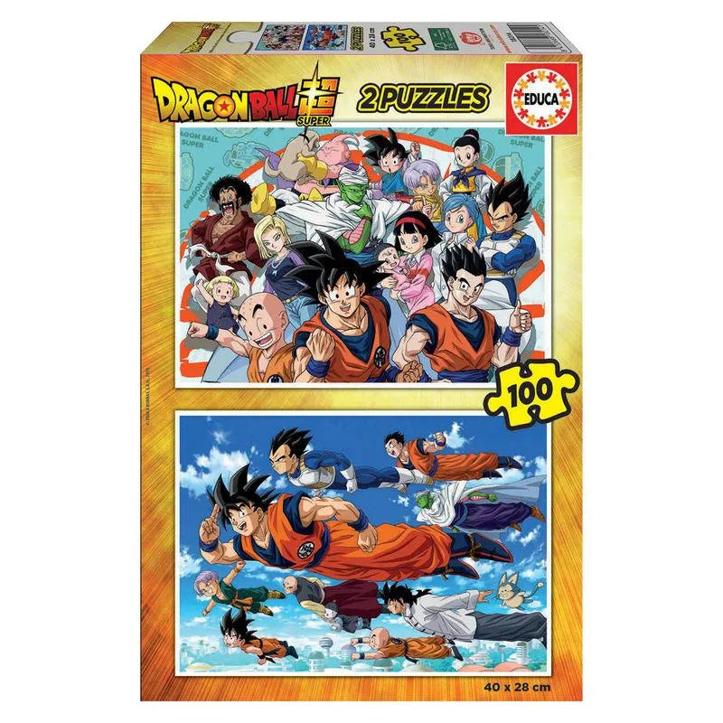 Dragon Ball Super Puzzle 2x100 Pieces - Ginga Toys