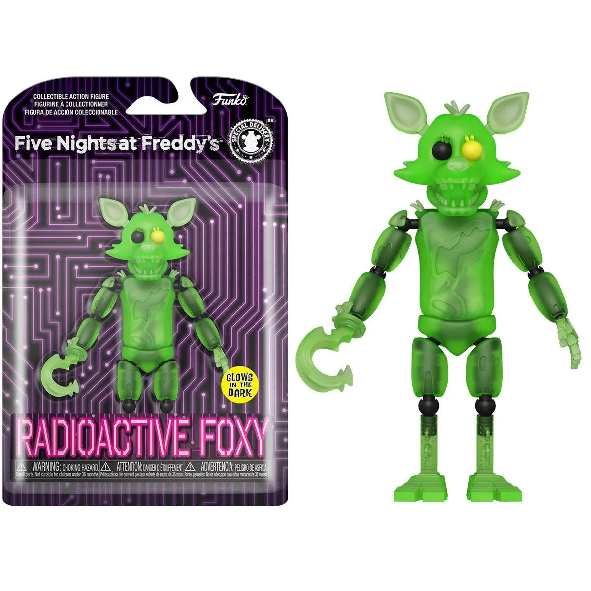 Funko Five Nights at Freddy's: Special Delivery - Radioactive Foxy (GW) Action Figure - Funko - Ginga Toys