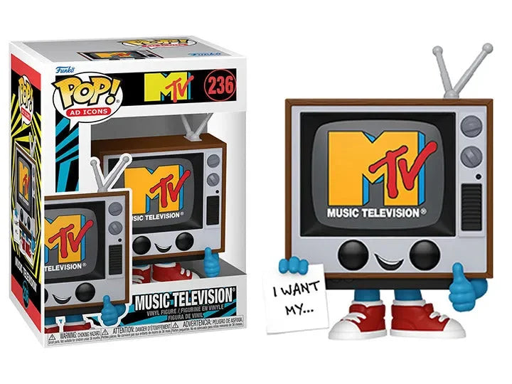 Funko Pop! Ad Icons: MTV - Music Television Vinyl Figure #236 - Ginga Toys