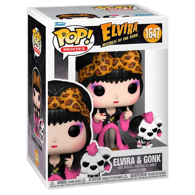 Funko Pop! & Buddy: Elvira: Mistress of the Dark - Elvira & Gonk Figure #1647 - Ginga Toys