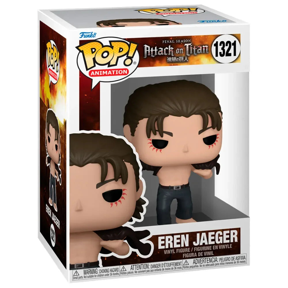 Funko Pop! Animation: Attack on Titan: Final Season - Eren Jaeger Figure #1321 - Ginga Toys