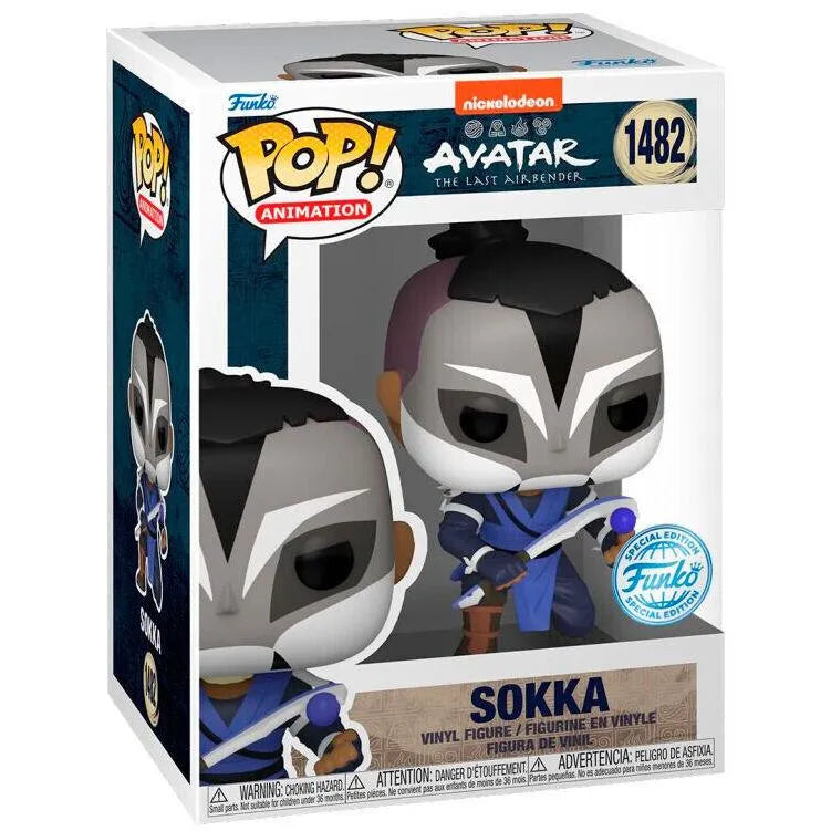 Funko Pop! Animation: Avatar: The Last Airbender - Sokka Exclusive Figure #1482 - Funko - Ginga Toys