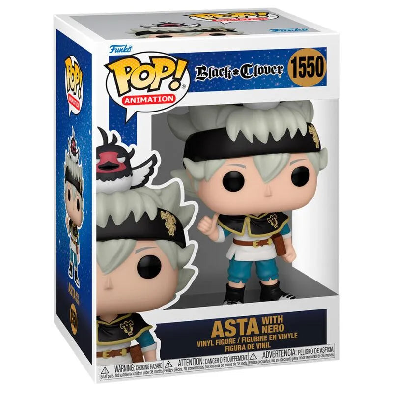 Funko Pop! Animation: Black Clover - Asta with Nero Vinyl Figure #1550 - Funko - Ginga Toys