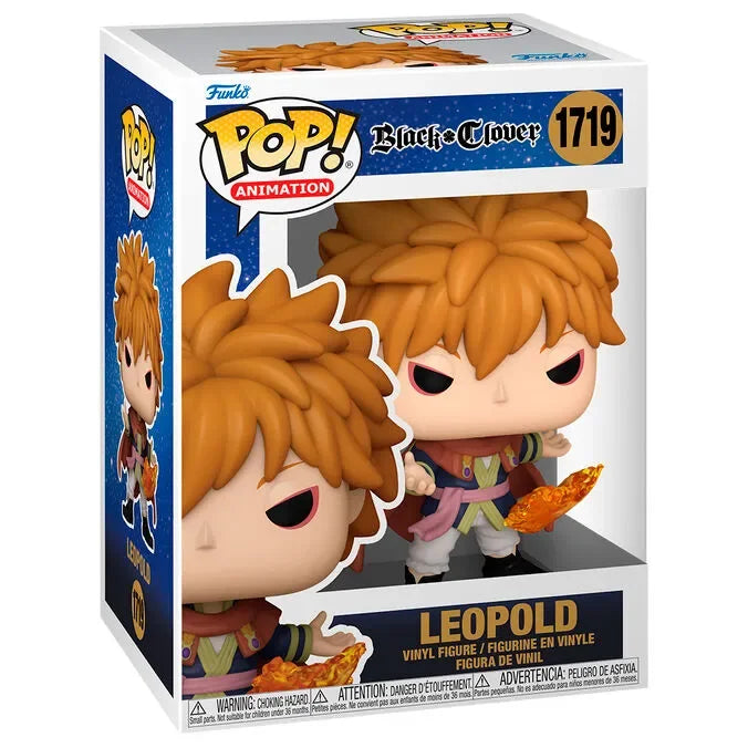 Funko Pop! Animation: Black Clover - Leopold Vermillion Vinyl Figure #1719 - Ginga Toys