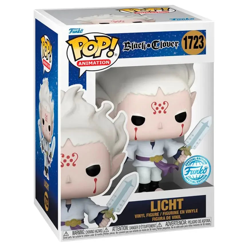 Funko Pop! Animation: Black Clover - Licht Exclusive Figure #1723 - Ginga Toys