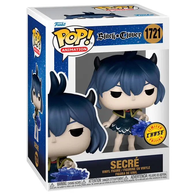 Funko Pop! Animation: Black Clover - Secre Swallowtail Vinyl Figure CHASE Limited Edition #1721 - Ginga Toys