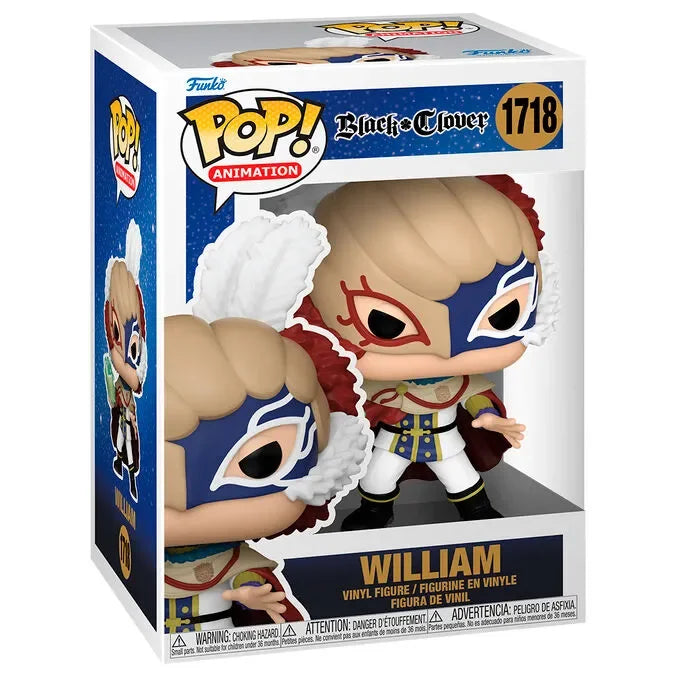 Funko Pop! Animation: Black Clover - William Vangeance Vinyl Figure #1718 - Ginga Toys