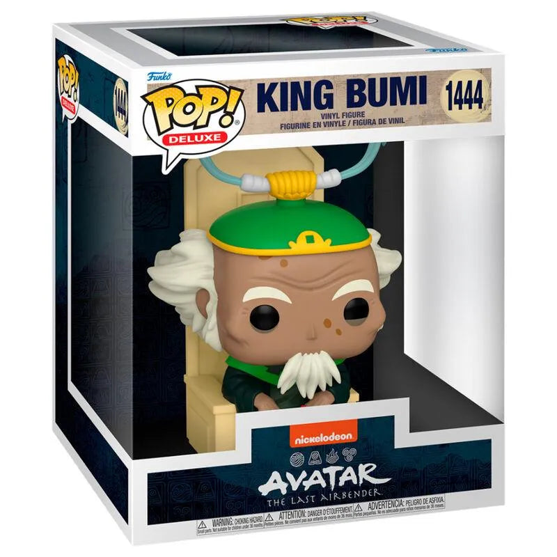 Funko Pop! Animation Deluxe: Avatar: The Last Airbender - King Bumi on Throne Figure #1444 - Funko - Ginga Toys