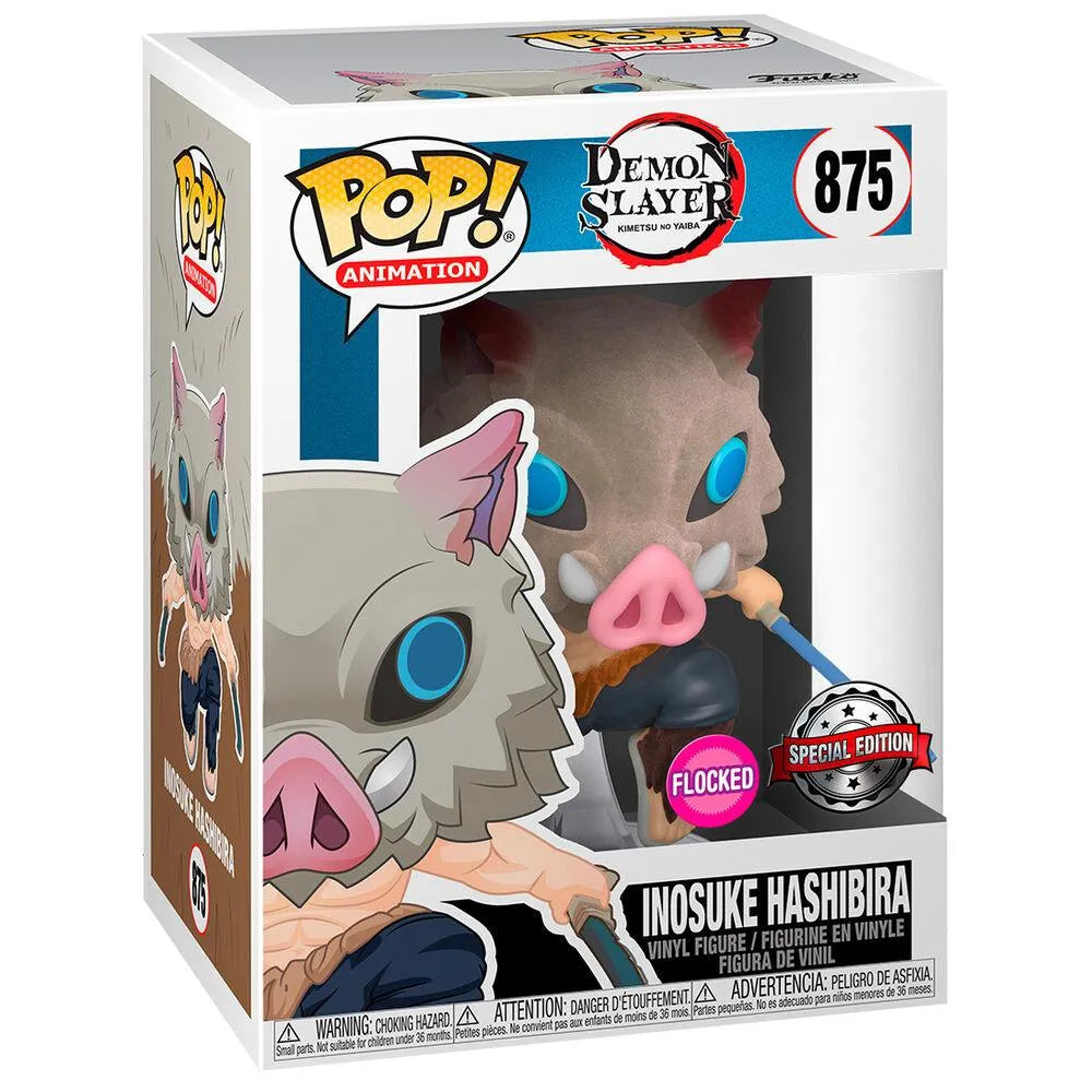 Funko Pop! Animation: Demon Slayer - Inosuke Hashibira Exclusive Figure #875 - Funko - Ginga Toys