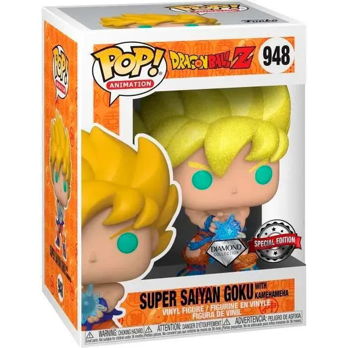 Funko Pop! Animation: Dragon Ball Z - Goku with Kamehameha Wave Figure #948 - Funko - Ginga Toys