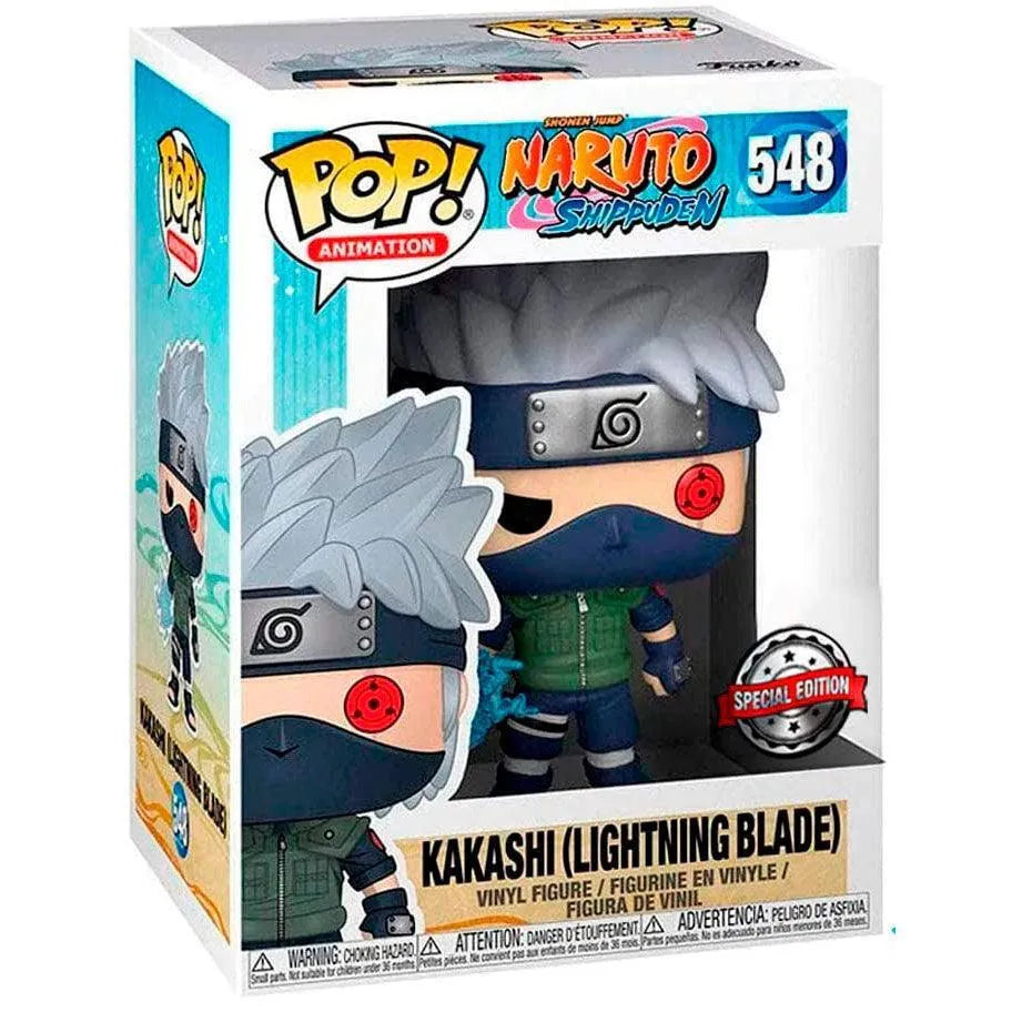 Pop! Animation: Naruto Shippuden - Kakashi (Lightning Blade) Exclusive Vinyl Figure #548 - Funko - Ginga Toys
