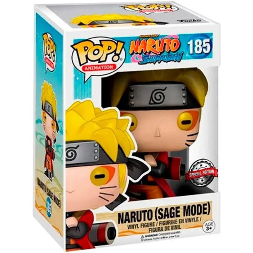 Funko Pop! Animation: Naruto: Shippuden - Naruto (Sage Mode) Exclusive Vinyl Figure #185 - Funko - Ginga Toys