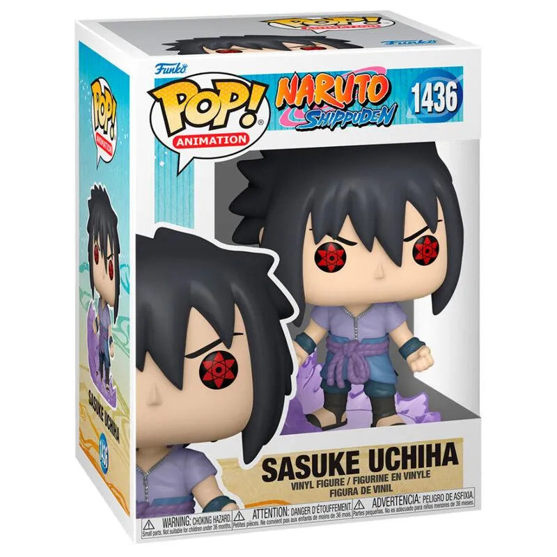 Funko Pop! Animation: Naruto: Shippuden - Sasuke Uchiha Figure (First Susanoo) #1436 - Funko - Ginga Toys