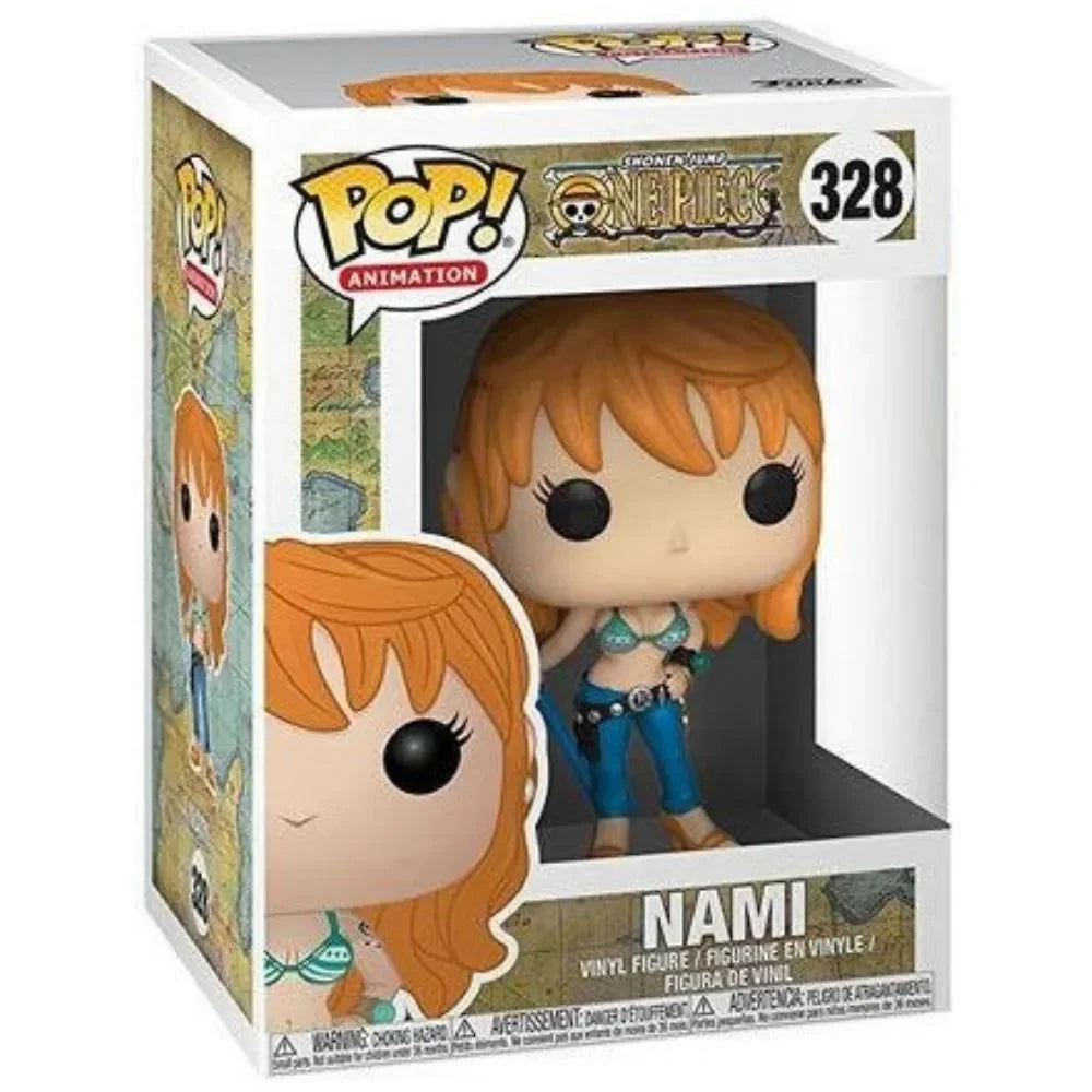 Funko Pop! Animation: One Piece - Nami Vinyl Figure #328 - Ginga Toys