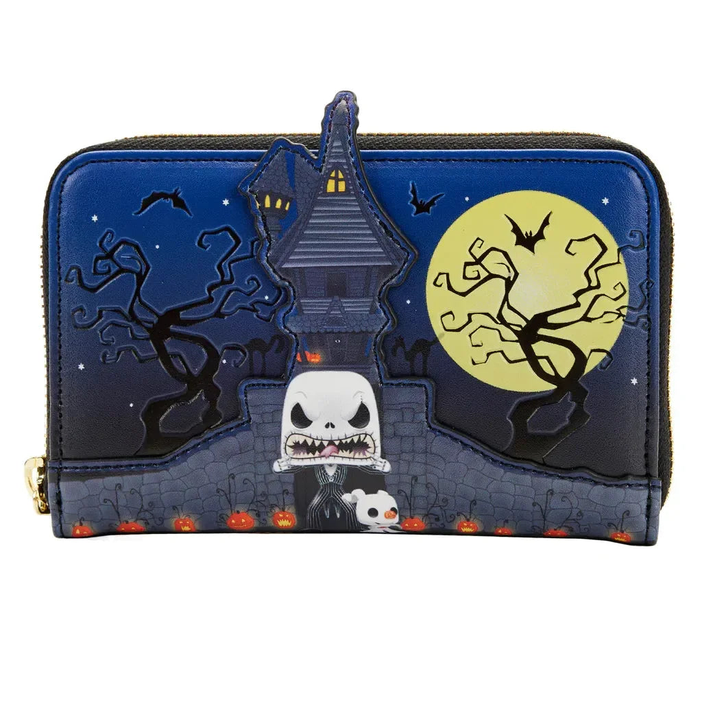 Funko Pop! by Loungefly Jack Skellington Glow Zip Around Wallet - Loungefly - Ginga Toys