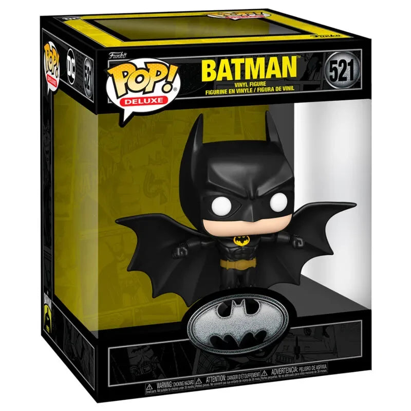 Funko Pop! Deluxe: Batman (1989) 85th Anniversary Batman Soaring Vinyl Figure #521 - Ginga Toys