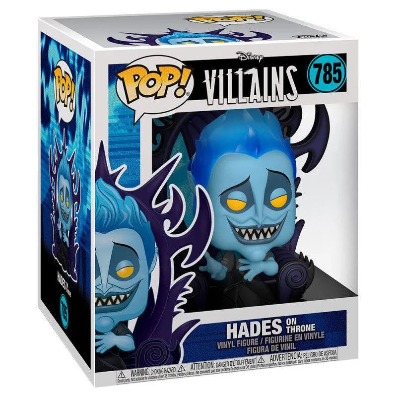 Funko Pop! Deluxe: Disney Villains - Hades on Throne Figure #785 - Funko - Ginga Toys