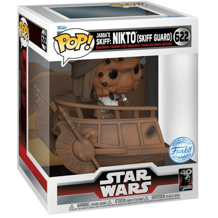 Funko Pop! Deluxe: Star Wars 40th - Nikto Skiff Guard Exclusive Figure #622 - Funko - Ginga Toys