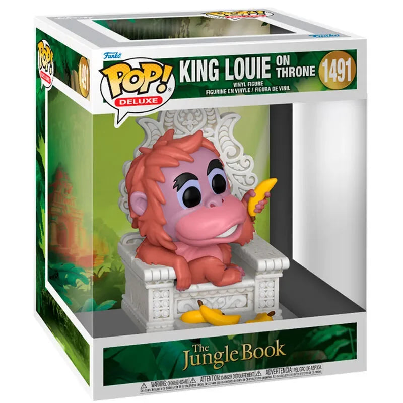 Funko Pop! Deluxe: The Jungle Book - King Louie on Throne Figure #1491 - Ginga Toys