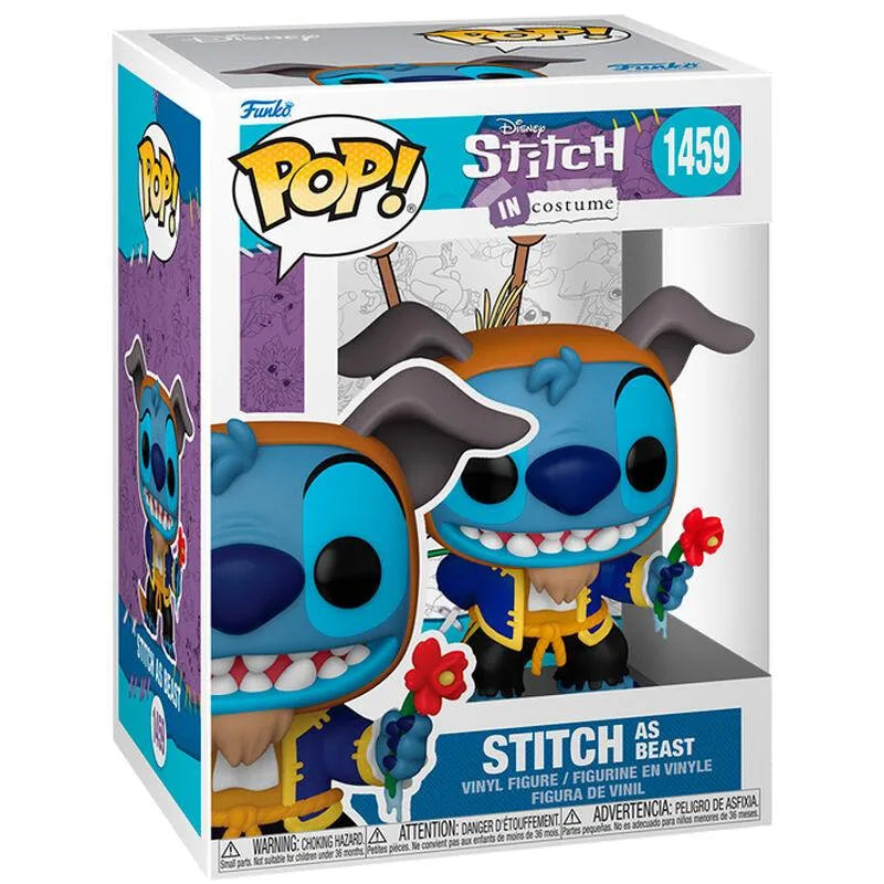 Funko Pop! Disney: Lilo & Stitch - Stitch as Beast Vinyl Figure #1459 - Ginga Toys