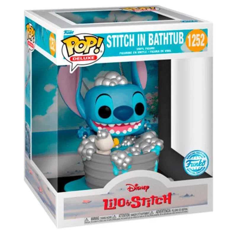 Funko Pop! Disney: Lilo & Stitch - Stitch in Bathtub Deluxe Vinyl Figure #1252 - Funko - Ginga Toys